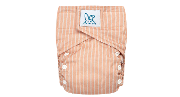 Bumbuns Easy Herbruikbare Luier Stripes Apricot Klittenband