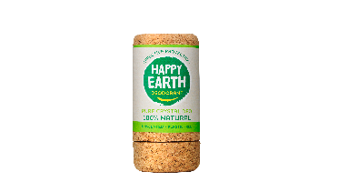 Happy Earth 100% Natural Crystal Deo Unscented Plastic Free
