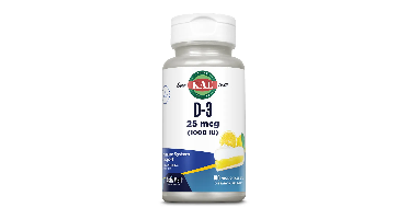 Kal Vit D-3 25mcg Smelttabletten
