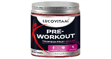 Lucovitaal Pre-Workout Tropisch Fruit