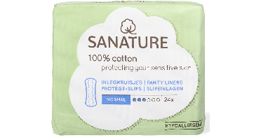 Sanature 100% Katoen Inlegkruisjes Normaal