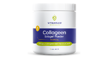 Vitakruid Collageen Solugel® poeder met vitamine C & D - Tropical