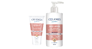 Celenes by Sweden Cloudberry Huidverzorgingsset - Intensive Care Handcrème en Geurloze Body Lotion -