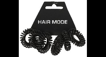 Hair Mode Haarelastiek Kabel Klein Zwart