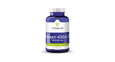 Vitakruid Calcium 400 & D3 uit Rode Alg Kauwtabletten