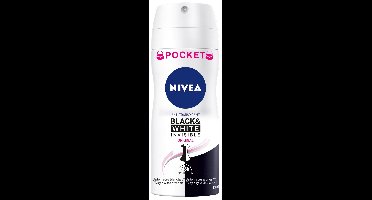 Nivea Black & White Invisible Original Deodorant Spray Pocket