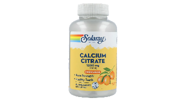 Solaray Calcium Citraat 1000mg Kauwtabletten