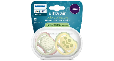 Avent Ultra Air Fopspeen Colors of Nature Design 18M+