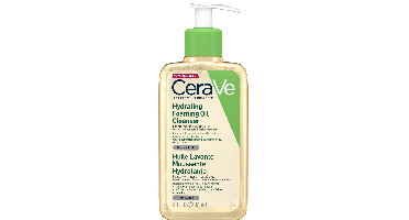 CeraVe Hydrating Foaming Oil Cleanser - voor normale tot (zeer) droge huid - voor gezicht en lichaam