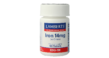 Lamberts IJzer Citraat 14mg Tabletten
