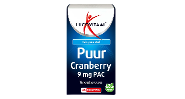 Lucovitaal Puur Cranberry 9 mg PAC Tabletten