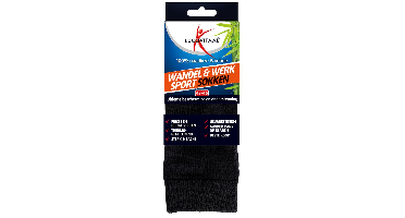 Lucovitaal Wandel Werk & Sportsokken Bamboe 43-46