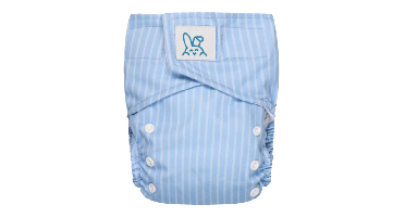 Bumbuns Easy Herbruikbare Luier Stripes Blue Sky Klittenband