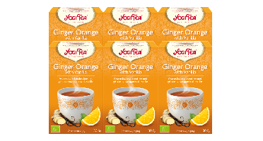 Yogi Tea Ginger Orange With Vanilla Voordeelverpakking