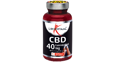 Lucovitaal CBD Cannabidiol 40mg Capsules