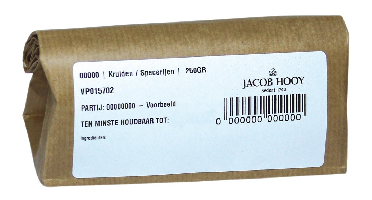 Jacob Hooy Zwarte Bessenblad Gesneden
