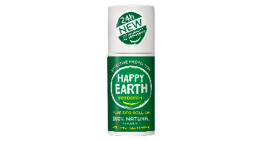 Happy Earth 100% Natural Deo Roll-On Bergamot Cedarwood