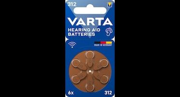Varta Gehoorapparaat Batterijen Type 312