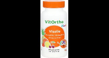VitOrtho Visolie 30 mg EPA - 115 mg DHA Kind Kauwcapsules