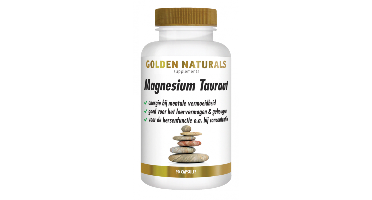 Golden Naturals Magnesium Tauraat Capsules