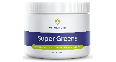 Vitakruid Super Greens 25 nutrienten oa probiotica & enzymen