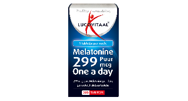 Lucovitaal Melatonine Puur 299mcg Tabletten