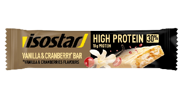 Isostar High Protein Vanilla Cranberry Reep