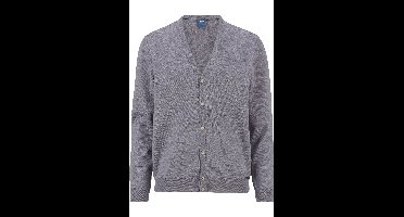 OLYMP Casual Regular Fit Cardigan grijs, Effen
