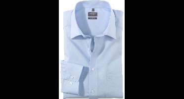 OLYMP Luxor Comfort Fit Overhemd blauw, Effen