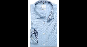 OLYMP Luxor Comfort Fit Overhemd blauw, Effen