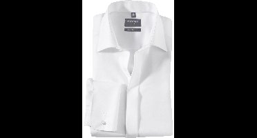 OLYMP Luxor Comfort Fit Gala shirt wit, Effen