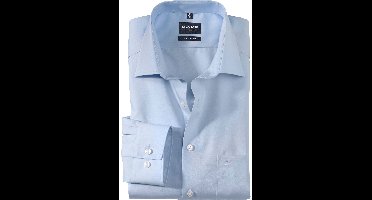 OLYMP Luxor Modern Fit Overhemd blauw, Effen