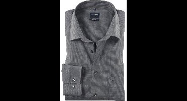 OLYMP Luxor Modern Fit Overhemd middengrijs, Effen