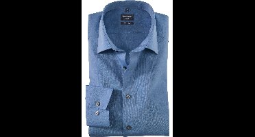 OLYMP Luxor Modern Fit Overhemd blauw, Effen