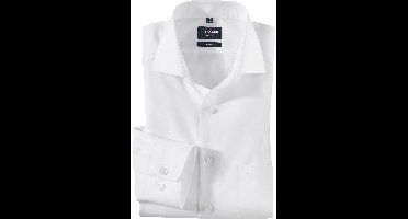 OLYMP Luxor Modern Fit Overhemd wit, Effen