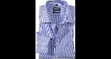 OLYMP Luxor Modern Fit Overhemd blauw, Gestreept