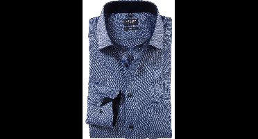 OLYMP Luxor Modern Fit Overhemd marine, Faux-uni