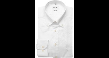 OLYMP Tendenz Modern Fit Overhemd wit, Effen