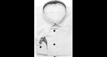 OLYMP Regular Fit Dames Overhemd wit, Effen