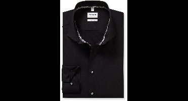 OLYMP Level Five Body Fit Overhemd zwart, Effen