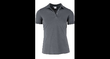 OLYMP Casual Modern Fit Dames Poloshirt antraciet, Effen