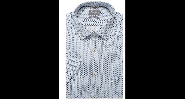 OLYMP Luxor Comfort Fit Overhemd Korte mouw blauw