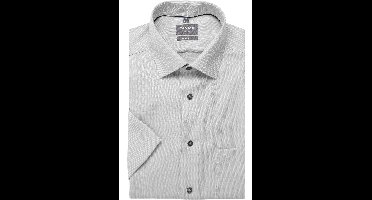 OLYMP Luxor Comfort Fit Overhemd Korte mouw zilvergrijs