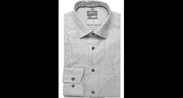 OLYMP Luxor Comfort Fit Overhemd zilvergrijs, Faux-uni