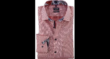 OLYMP Luxor Modern Fit Overhemd baksteenrood, Faux-uni