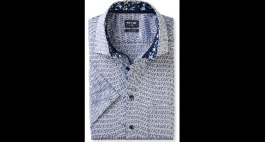 OLYMP Luxor Modern Fit Overhemd Korte mouw marine