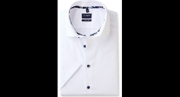OLYMP Luxor Modern Fit Overhemd Korte mouw wit