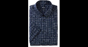 OLYMP Luxor Modern Fit Overhemd Korte mouw marine