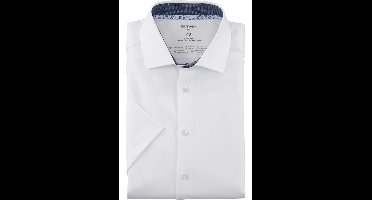 OLYMP Luxor 24/Seven Dynamic Flex Modern Fit Overhemd Korte mouw wit