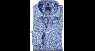 OLYMP Luxor Modern Fit Overhemd blauw, Bedrukt